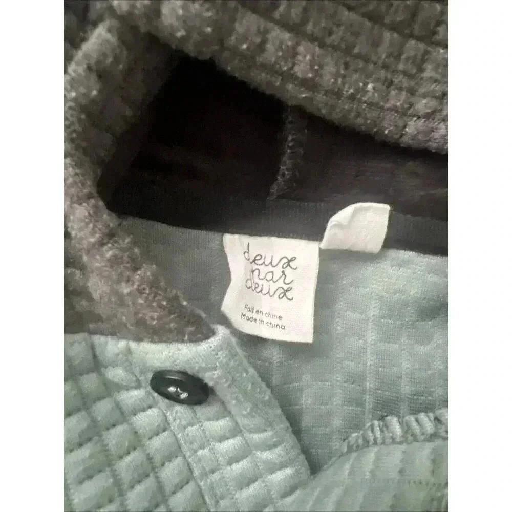 Deux Par Deux Toddler Boy's Sweater Hoodie Size 3 - Picture 3 of 6